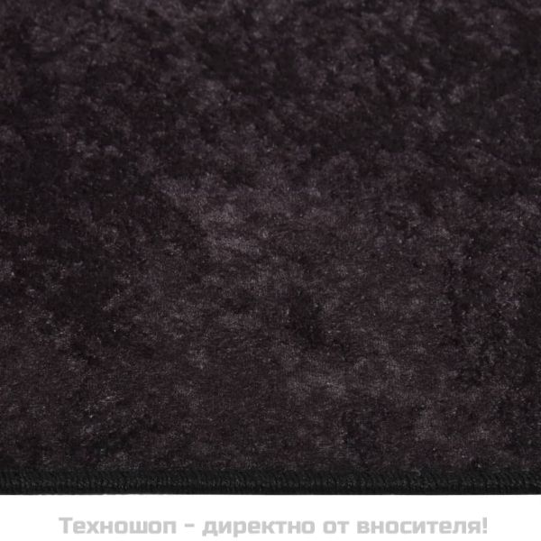 Килим, миещ се, 160x230 см, антрацит