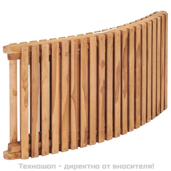 Шезлонги, 2 бр, с възглавници, тиково дърво масив