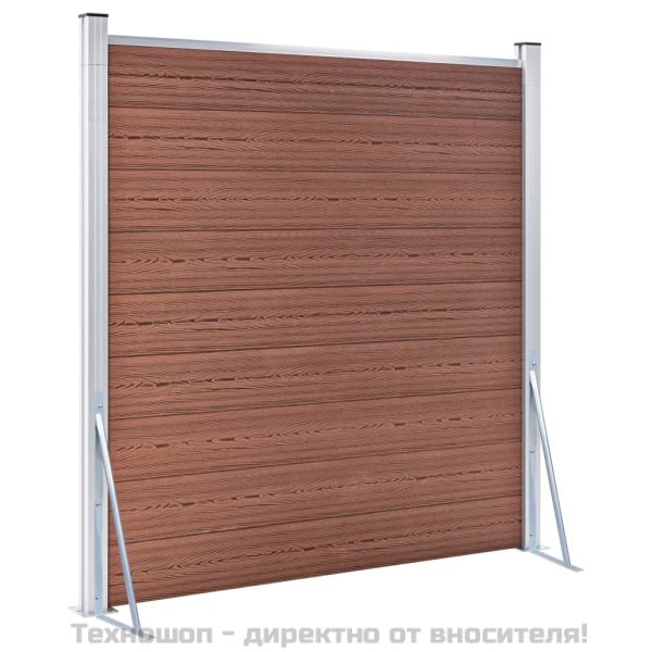 Поддържащи скоби за ограда, 3 бр, поцинкована стомана