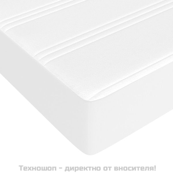 Матрак за легло с покет пружини средна твърдост бял 80x200x20 см плат