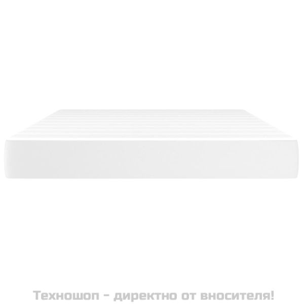 Матрак за легло с покет пружини средна твърдост бял 140x190x20 см плат
