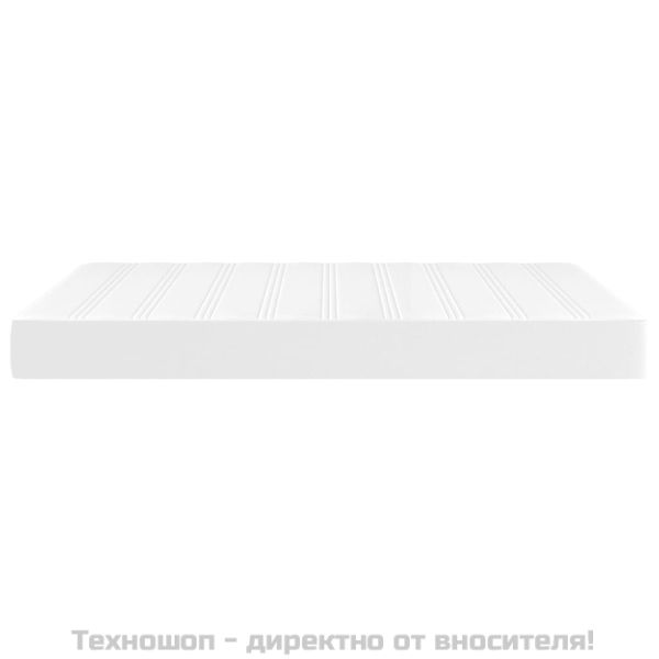 Матрак за легло с покет пружини средна твърдост бял 140x190x20 см плат