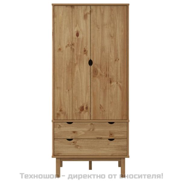 Гардероб OTTA, 76,5x53x172 см, борово дърво масив