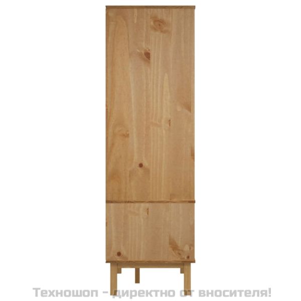 Гардероб OTTA, 76,5x53x172 см, борово дърво масив