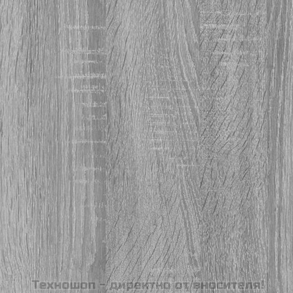 Нощно шкафче, сив сонома, 100x35x40 см, инженерно дърво