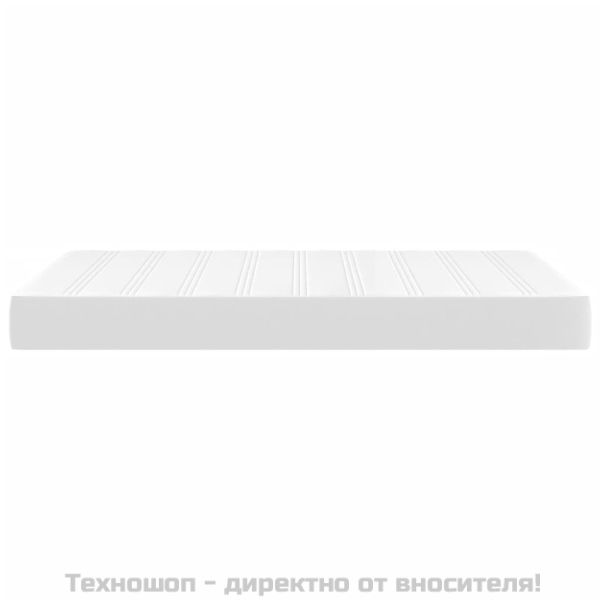 Матрак за легло с покет пружини средна твърдост бял 120x200x20 см плат