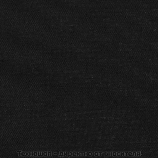 Рамка за легло с пружини, черна, 200x200 см, плат