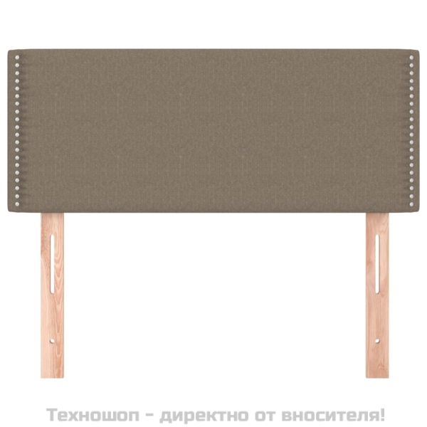 Горна табла за легло, таупе, 90x5x78/88 см, плат