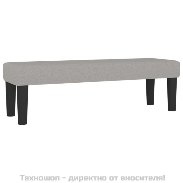 Пейка, светлосива, 100x30x30 см, плат