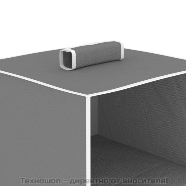 Окачени органайзери за дрехи, 2 бр, с 4 рафта, текстил