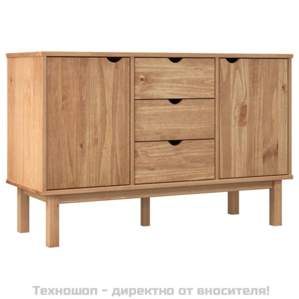 Сайдборд OTTA, 113,5x43x73 см, борово дърво масив