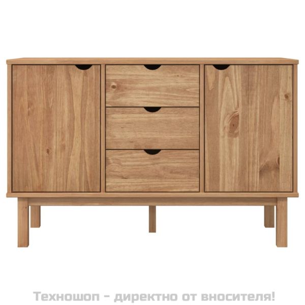 Сайдборд OTTA, 113,5x43x73 см, борово дърво масив