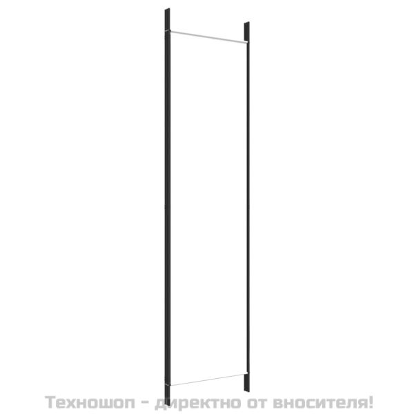 Параван за стая, 3 панела, бял, 150x200 см, текстил