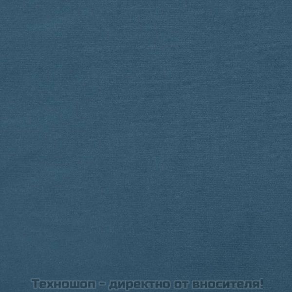 Рамка за легло без матрак, тъмносиня, 200x200 см, кадифе