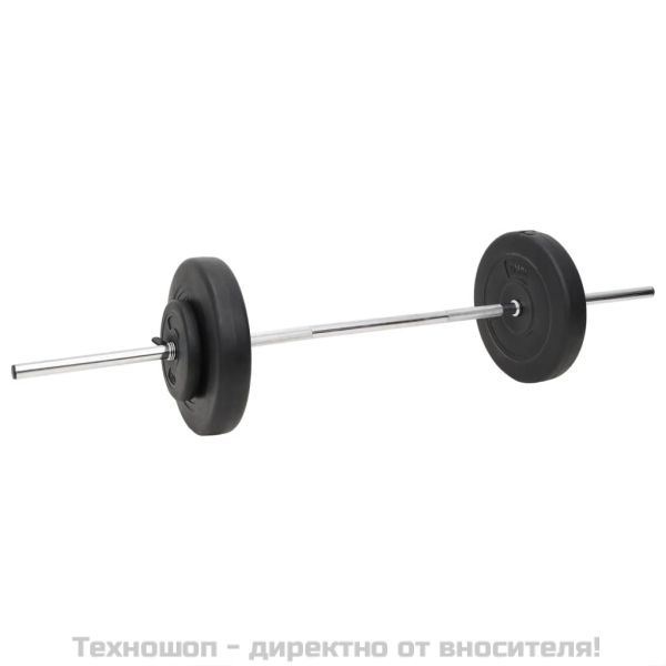 Щанга и дъмбел с тежести 60 кг