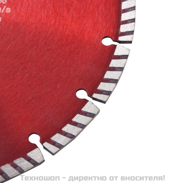 Диамантен режещ диск, турбо, стомана, 300 мм