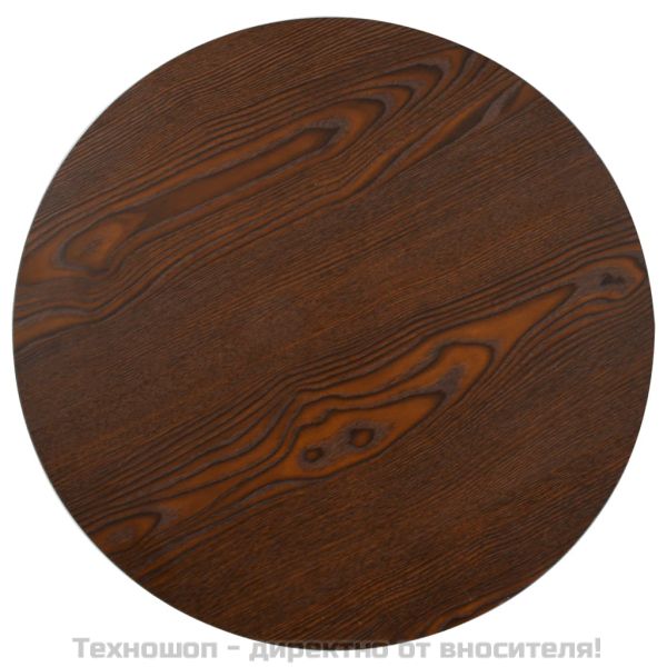 Бистро маса, тъмнокафява, 60 см, МДФ