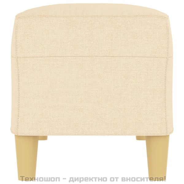 Пейка, кремава, 100x35x41 см, плат