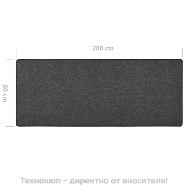 Пътека, антрацит, 80x200 см
