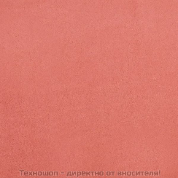 Въртящи трапезни столове, 2 бр, розови, кадифе