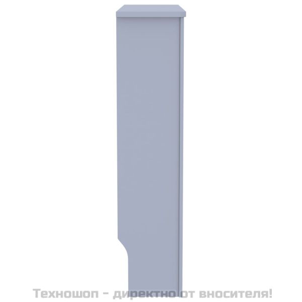 МДФ параван за радиатор, сив, 78 см