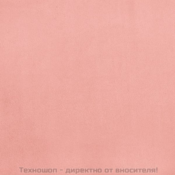 Матрак за легло с покет пружини средна твърдост розов 100x200x20 см кадифе