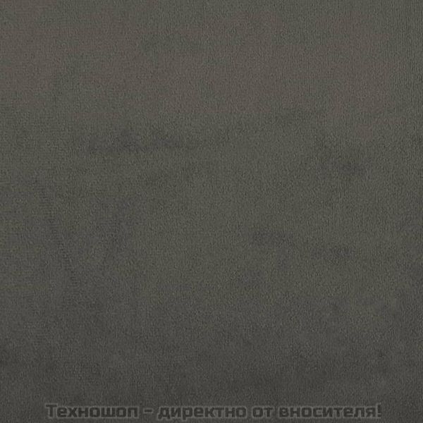 Матрак за легло с покет пружини средна твърдост тъмносив 140x200x20 см кадифе