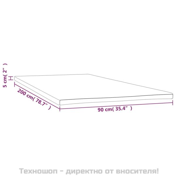 Топ матрак 90x200x5 см