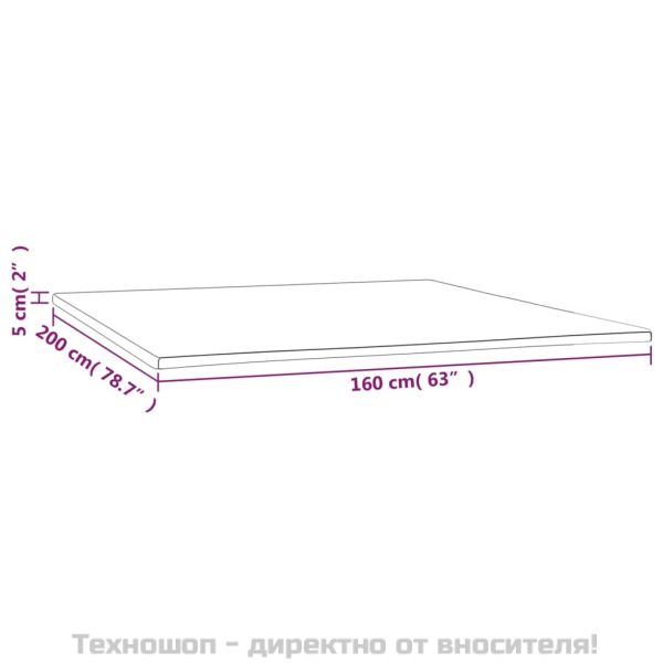 Топ матрак 160x200x5 см