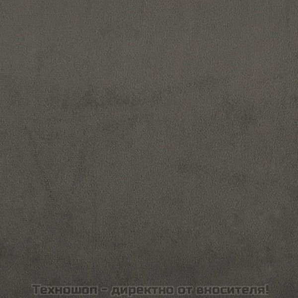 Табуретка, тъмносива, 60x50x41 см, кадифе