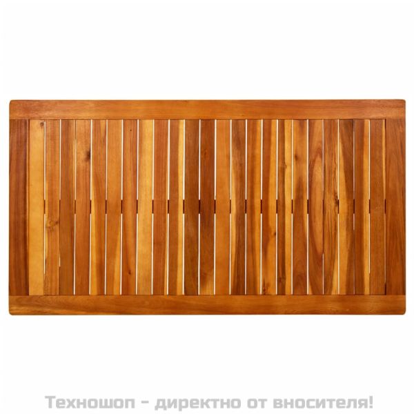 Градинска кафе маса, 110x60x45 см, акация масив