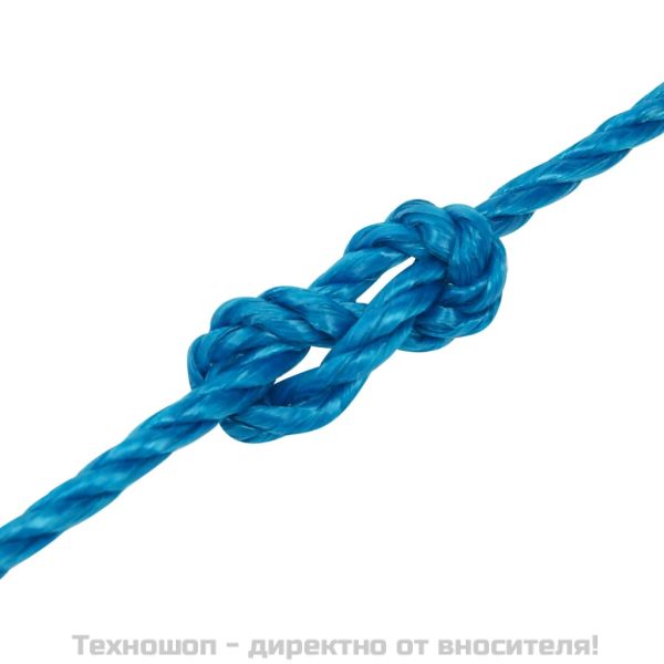Работно въже синьо 8 мм 25 м полипропилен