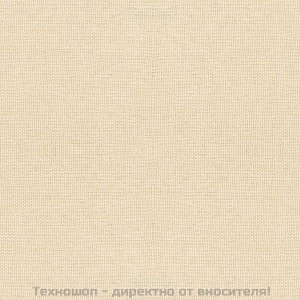 Въртящи се трапезни столове, 4 бр, кремави, текстил