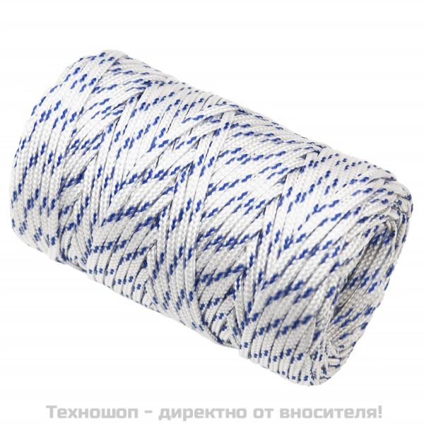 Въже за лодка бяло 2 мм 500 м полипропилен