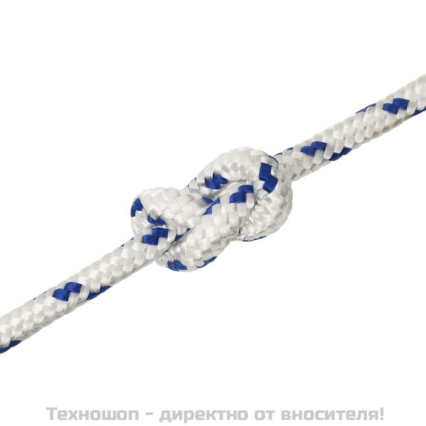 Въже за лодка бяло 14 мм 100 м полипропилен