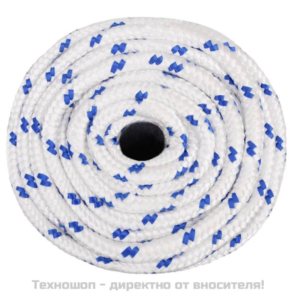 Въже за лодка бяло 18 мм 100 м полипропилен