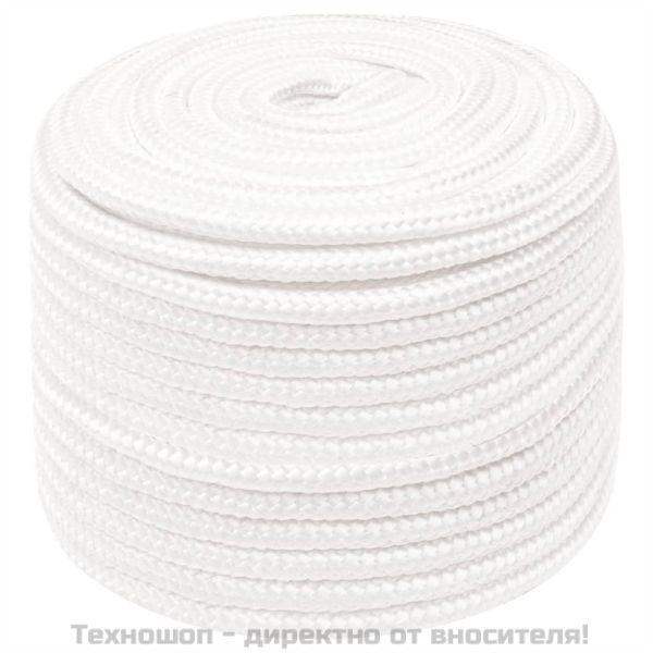 Въже за лодка бяло 12 мм 250 м полипропилен