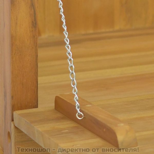 Шкаф за баня, 90x40x75,5 см, тиково дърво масив