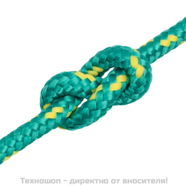 Въже за лодка зелено 10 мм 500 м полипропилен