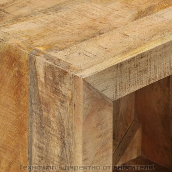 Табуретка 40x30x40 см масивно дърво манго