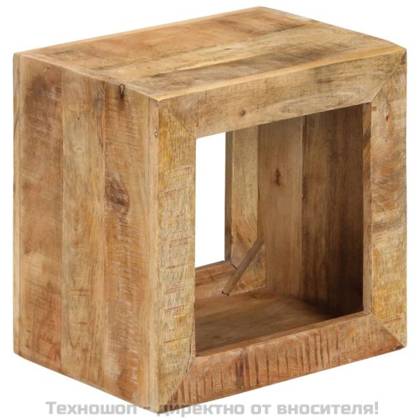Табуретка 40x30x40 см масивно дърво манго