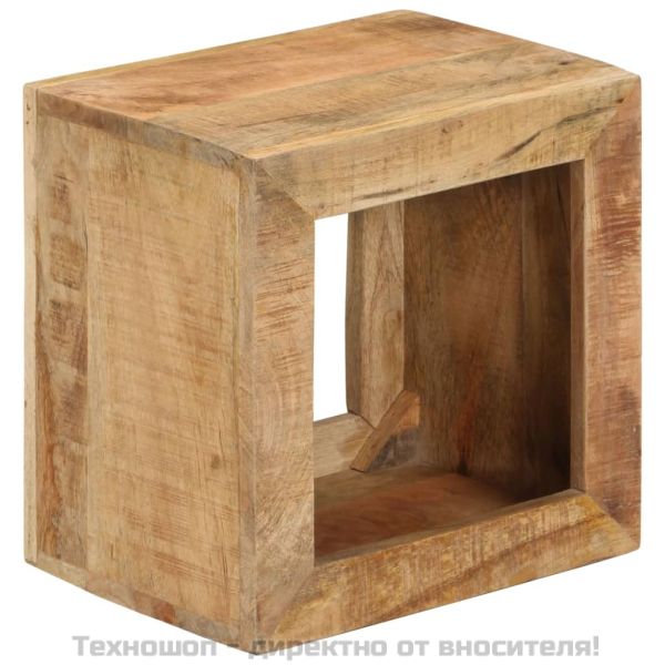 Табуретка 40x30x40 см масивно дърво манго