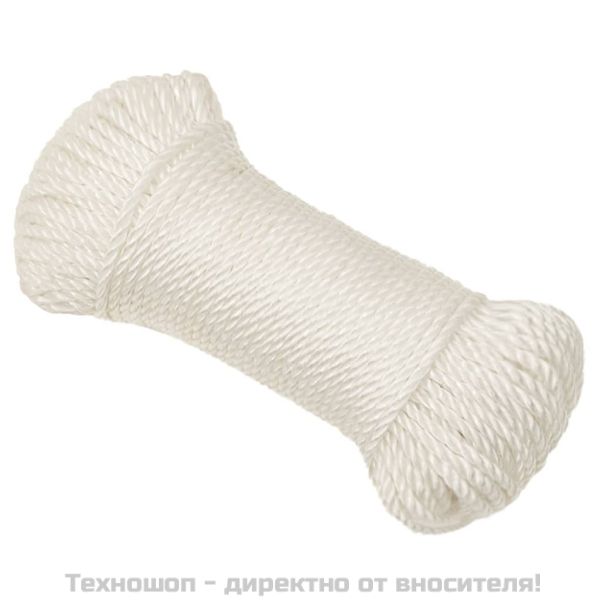 Работно въже бяло 8 мм 25 м полипропилен