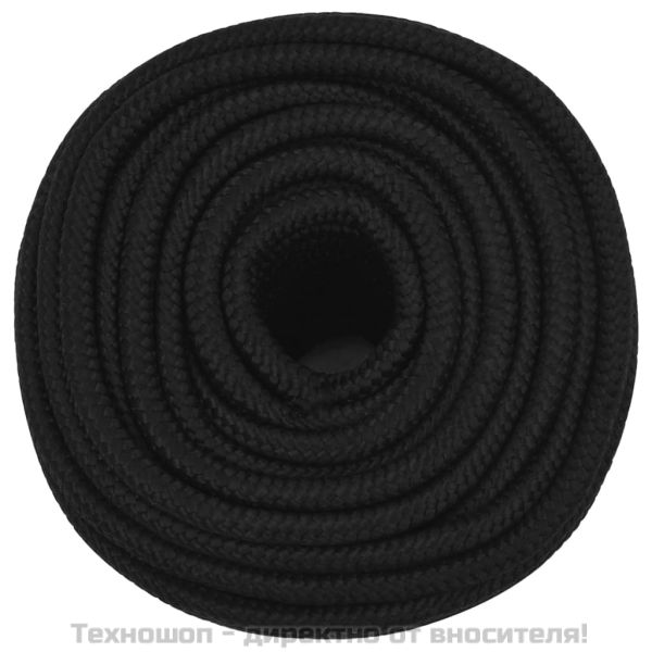 Работно въже черно 12 мм 250 м полиестер