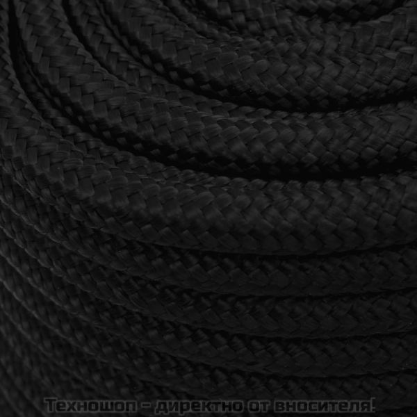 Работно въже черно 18 мм 50 м полиестер