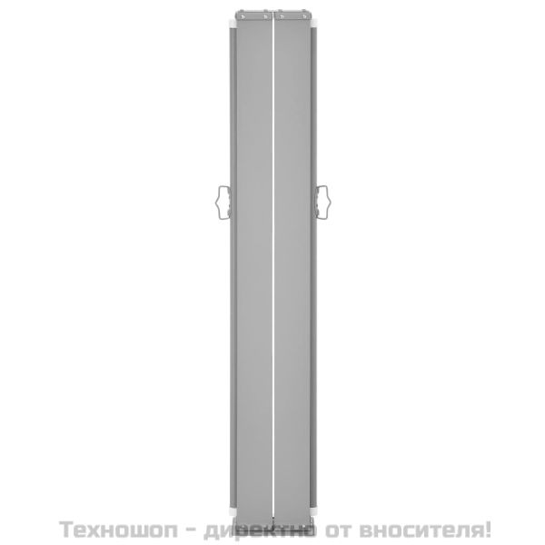 Прибираща се странична тента, червена, 100x1000 см