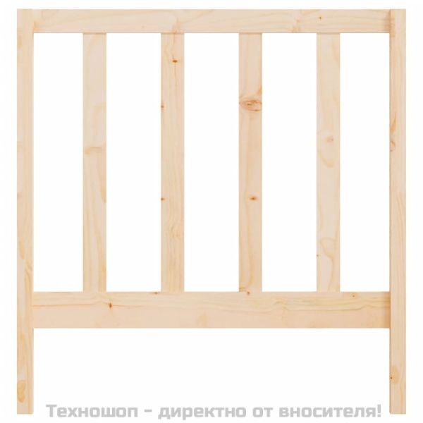 Горна табла за легло, 81x4x100 см, бор масив