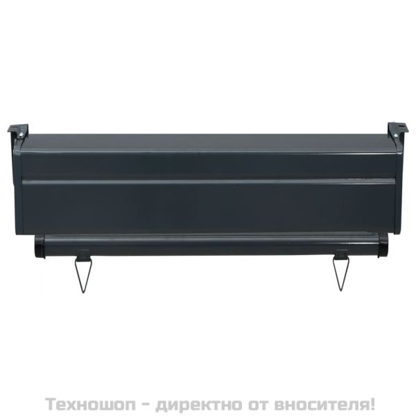 Вертикална тента за балкон, 65x250 см, кафява