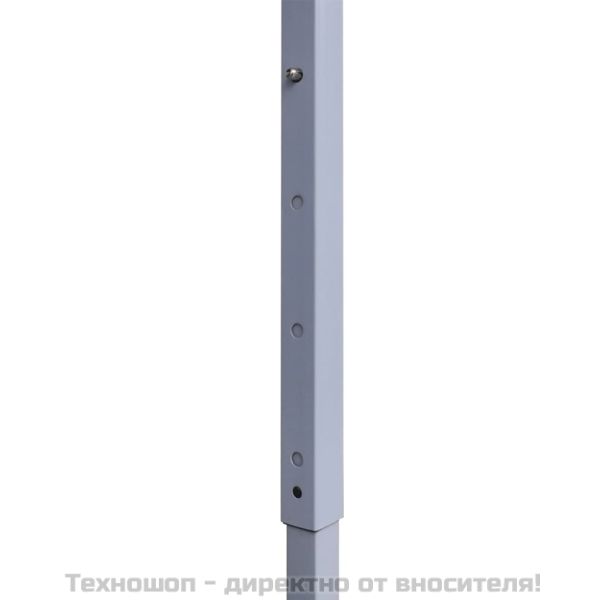 Сгъваема парти шатра с 2 странични стени 2x2 м стомана синя