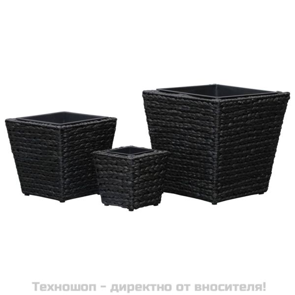 Повдигнати лехи, 3 бр, воден хиацинт, черни